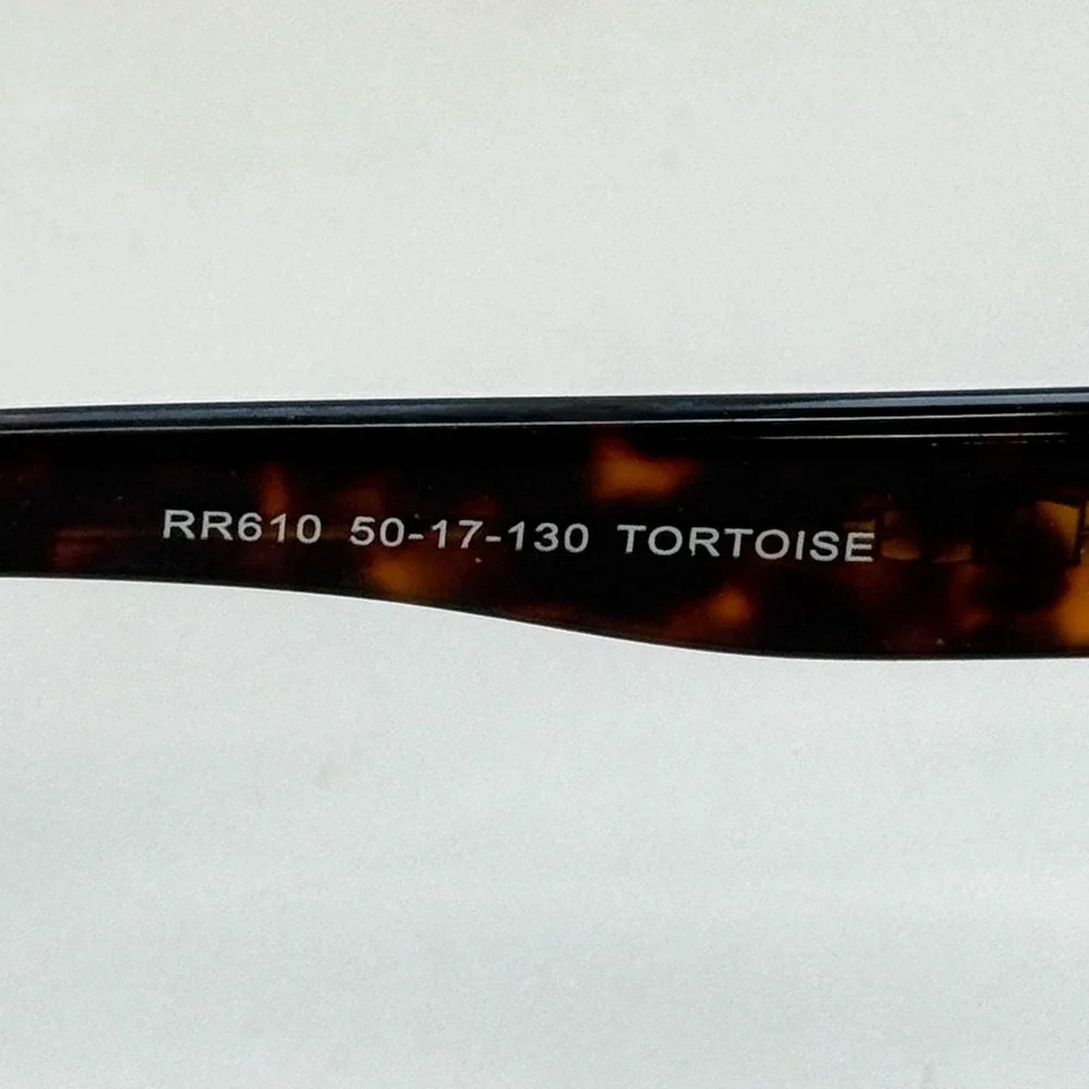 RUNWAY RETRO RR610 Eyeglasses Frame Only 50-17-130 Tortoise Shell Brown Full Rim